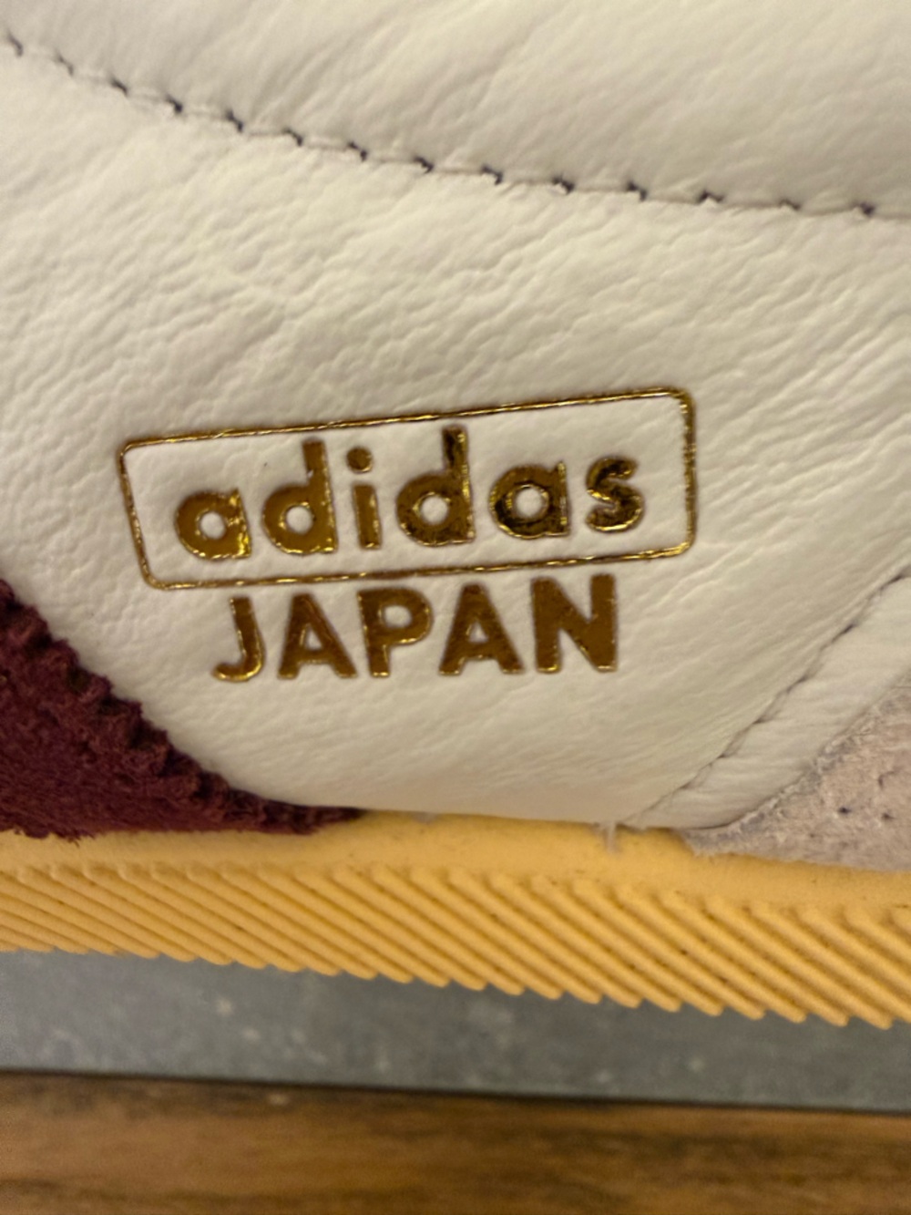 adidas Originals Japan VH Sneakers Off White Shadow Red Women’s Size 8.5 - Picture 7 of 10